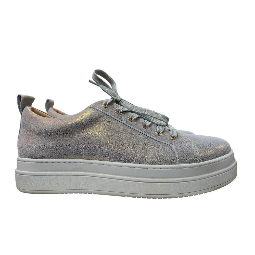 J/Slides Iridescent Platform Sneakers Size 10 - Picture 6 of 8
